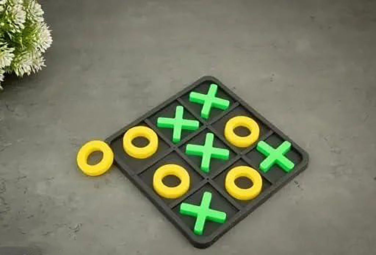 Tic Tac Toe Game for Kids & Adults | Classic XOXO Strategy Board Game