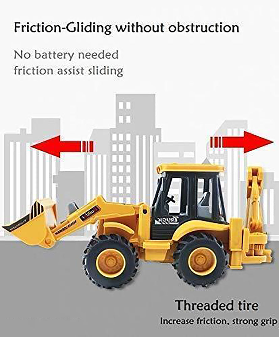 2 In 1 Small Construction Bulldozer Truck Toy Vehicles For Kids Image 3