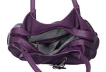 Handbag For Women And Girls Stylish violet PU Leather Bag Image 3