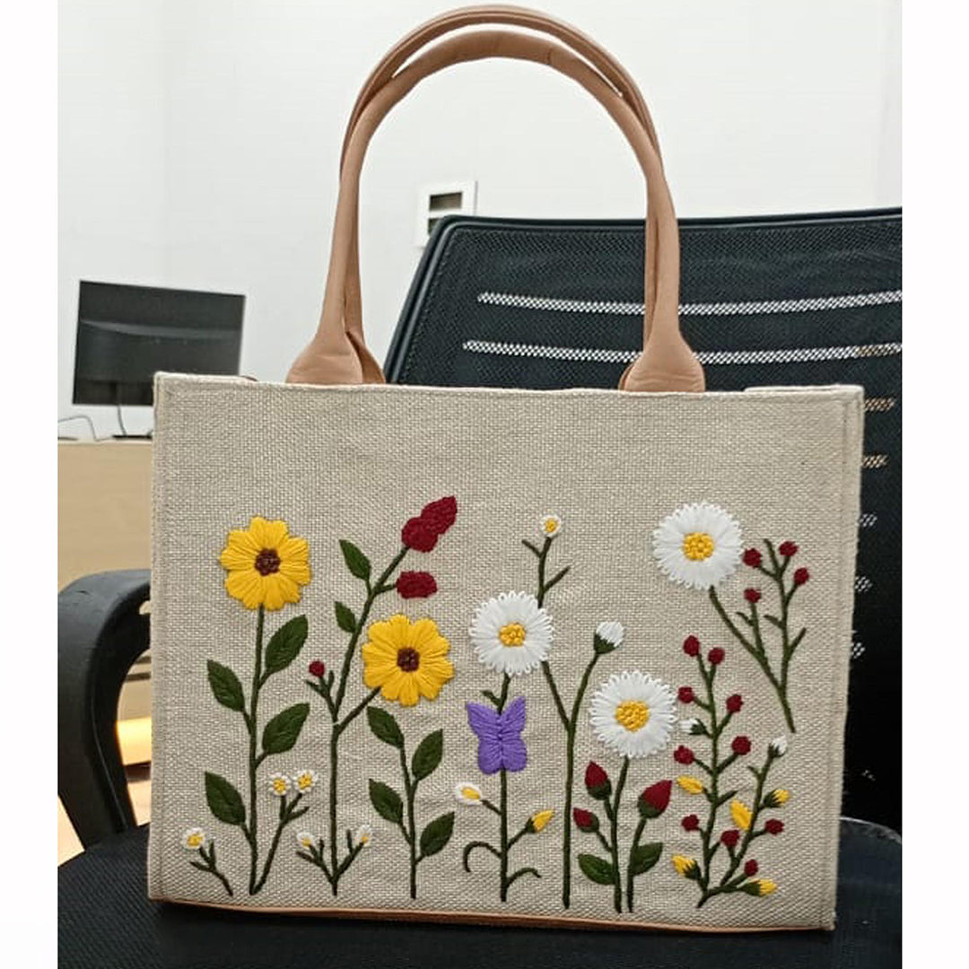 Handbag For Women And Girls Stylish Grey PU Leather Bag Image 2