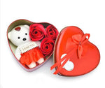 Valentine Gift Combo Of Forever Silver Ring With Red Color Artificial Rose With Piilow Set Image 4