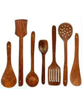 Wooden Spoon Set Of 7 No Holder Image 1