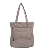 Handbag For Women And Girls Stylish Beige PU Leather Bag Image 1
