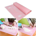 Silicon Fondant Rolling Mat With Measurements Stretchable For Kitchen Roti Chapati Cake Pad Cooking Image 1