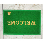 PVC Anti-Slip Doormat for Home & Bathroom Entrance Green Rectangular Mat (40x60 cm) Image 2