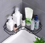 Wall Mounted Shower Storage Corner Shelf Holder Decorative Stainless Steel Self Adhesive Metal Storage Wall Shelves For Bathroom And Kitchen Stainless Steel Wall Shelf Image 1
