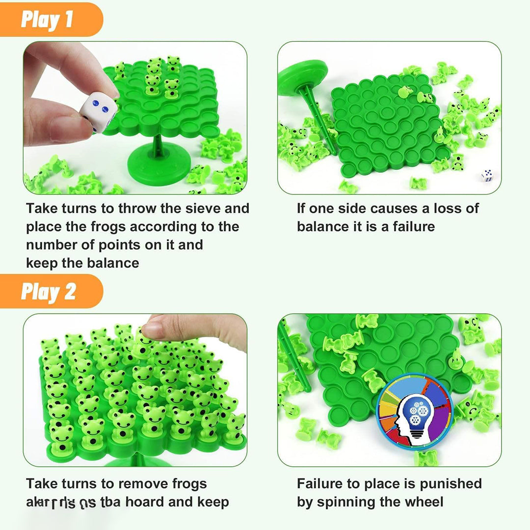 Frog Balance Game Balance Calculator Toy Balance Tree Toy Game Montessori Frog Balance Tree Kids Gift Image 4