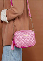 Handbag For Women And Girls Stylish Pink PU Leather Bag Image 2
