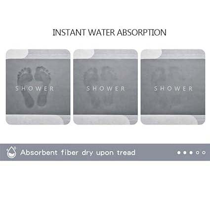 Rubber Anti-Slip Doormat for Home & Bathroom Entrance Multicolor Rectangular Mat (40x60 cm) Image 2