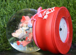 Cute Red Couple Snowglobe Showpiece With Led For Valentines Gift Decorative Showpiece Image 3