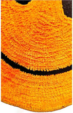 Microfiber Anti-Slip Doormat for Home & Bathroom Entrance Orange round Mat (40x60 cm) Image 2