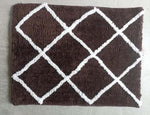 Microfiber Anti-Slip Doormat for Home & Bathroom Entrance Brown Rectangular Mat (2x4 Feet) Image 2