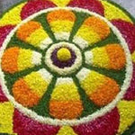 Polyester Anti-Slip Doormat for Home & Bathroom Entrance Multicolor round Mat (24 Inch) Image 4