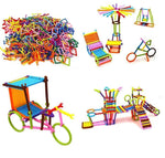 Pureey Diy 100 Smart Stick Building Blocks With Different Shape Game Set Creative Learning Multicolor Image 1