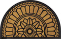 Rubber Anti-Slip Doormat for Home & Bathroom Entrance Golden Semi Circle Mat (45x70 cm) Image 1