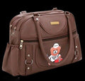 Handbag For Women And Girls Stylish Brown PU Leather Bag Image 1