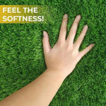 Artificial Grass Anti-Slip Doormat for Home & Bathroom Entrance Green Rectangular Mat (38x58 cm) Image 2