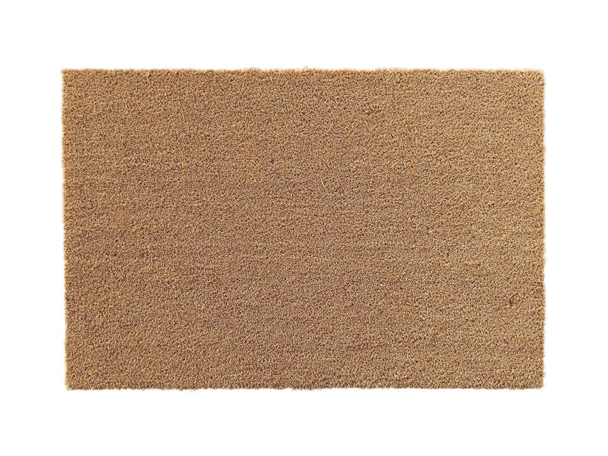 Coir Anti-Slip Doormat for Home & Bathroom Entrance Beige Rectangular Mat (40x60 cm) Image 1