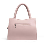 Handbag For Women And Girls Stylish Pink PU Leather Bag Image 2