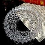 Glass Ashtray For Cigarette Smoking Glass Candy Bowl Smoke Collectible Table Decorative Flower Image 1