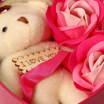Heart Box With Teddy Bear Heart Box For Occasions Like Valentine Day Someone Special Loved One 5 Cm Image 2