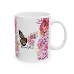 Butterfly Design Mug For Start Cute Day 350 ml White Cermic Mug For Sister And For Girls For Best Friend Image 2