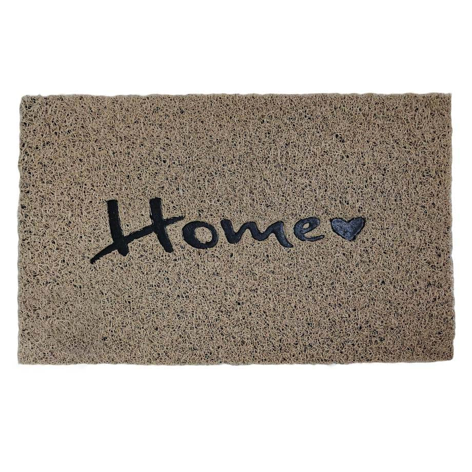 PVC Anti-Slip Doormat for Home & Bathroom Entrance Beige Rectangular Mat (40x60 cm) Image 2