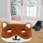 Cotton Anti-Slip Doormat for Home & Bathroom Entrance Multicolor Fox Mat (40x60 cm) Image 1