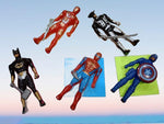 Super Hero Characters Action Figure Play Set Best Gift For Birthday 5 Piece Height 45 Inch Each Multicolour Image 2