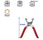 Snap Buttons Kitcraftsmanship Diy 100 Sets Metal Snaps Buttons With Fastener Pliers Press Tool Kit For Clothing Sewing And Crafting Image 4