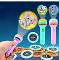 Projector Flashlight Torch Kids Projection Light Toy Education Learning Night Best Gift For Kids Image 1