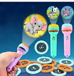 Projector Flashlight Torch Kids Projection Light Toy Education Learning Night Best Gift For Kids Image 1