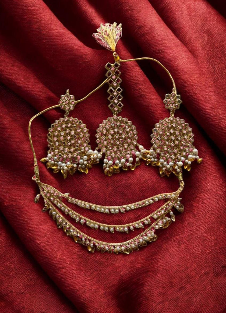 Premium Artificial Traditional Jewelry Collection: Ethnic Necklace & Earring Sets Image 4