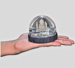 Taj Mahal Water Glitters Figurine Miniature Gift Item For Home Office Decor Gifts And Decor Transparent Showpiece Black Pack Of 1 Image 3