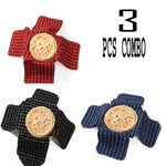 Cotton Double Layer Roti Clothes Wrap With Flaps Cotton Cloth For Chapati Pack Of 3 Image 1