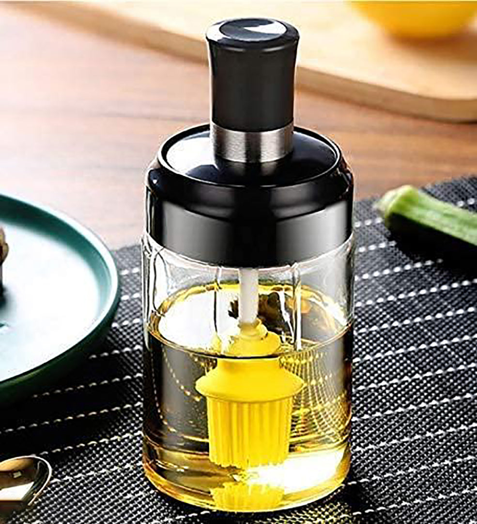 2 In 1 Jar Bottleoil Dispenser With Oil Brushwide Image 1