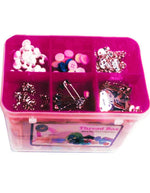 Empty Thread Box Needle Sui Dhaga Kit in Orange Color For Home And Travel Sewing Kit Box Image 3