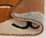 Microfiber Anti-Slip Doormat for Home & Bathroom Entrance Brown Fox Mat (40x60 cm) Image 2