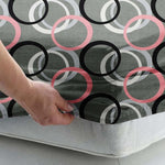 Glace Cotton (78x72 Inch) Double Size Bedsheet With 2 Pillow Cover in Multicolor Image 2