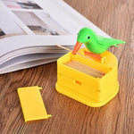 Bird Design Toothpick Storage Box Smart Press Get Toothpick Dispenser Image 2