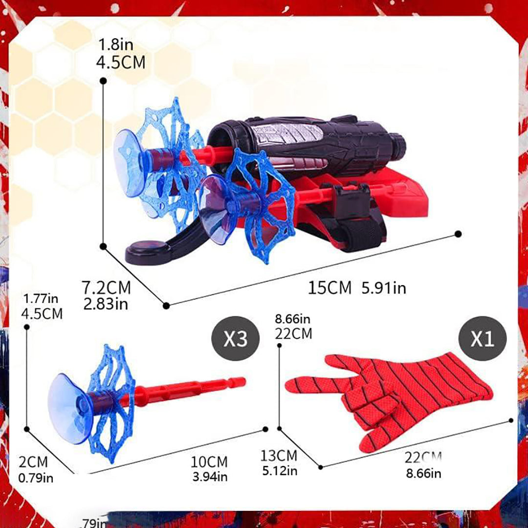 Spider Web Shooters Toy Hero Launcher Wrist Toy Set Spider Man Web Shooters Image 4