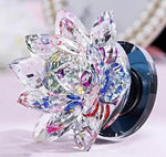 Exclusive Vastu Feng Shui Transparent Crystal Lotus For Positive Energy Gift Item And Good Luck Brings Prosperity Success Image 2