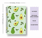 Pack Of 2 144 Pages Unruled Notebook Diary Image 2