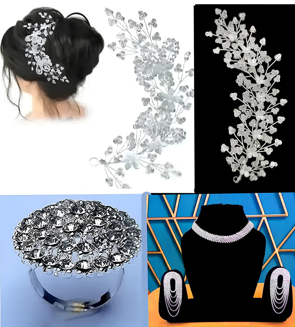 Premium Artificial Traditional Jewelry Collection: Ethnic Necklace & Earring Sets Image 1