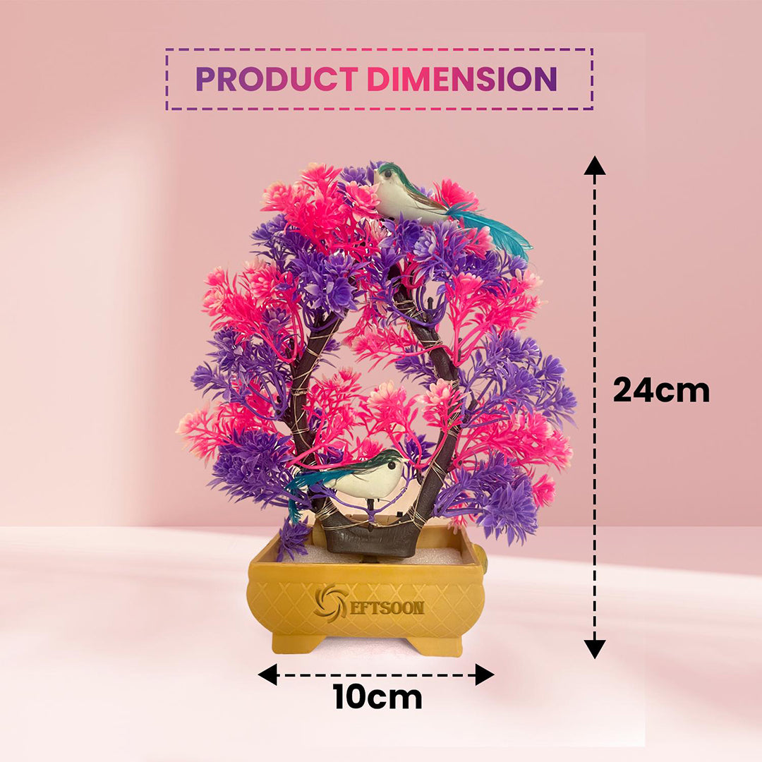Artificial Bonsai Tree With Light Sparrow Living Room Dining Table Decor Homeoffice Party Decor Speacial Ocassion Indoor Decor Festival Theme Decorative Image 4