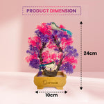 Artificial Bonsai Tree With Light Sparrow Living Room Dining Table Decor Homeoffice Party Decor Speacial Ocassion Indoor Decor Festival Theme Decorative Image 4