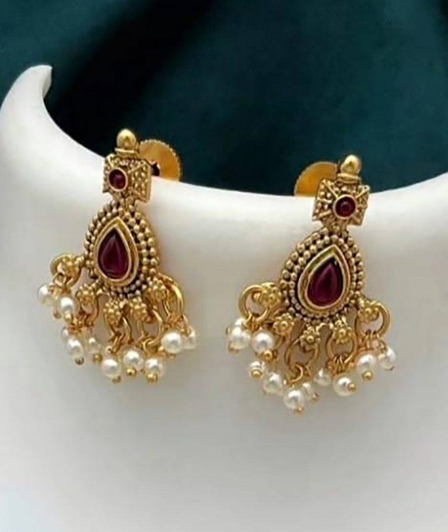 Premium Artificial Traditional Jewelry Collection: Ethnic Necklace & Earring Sets Image 4