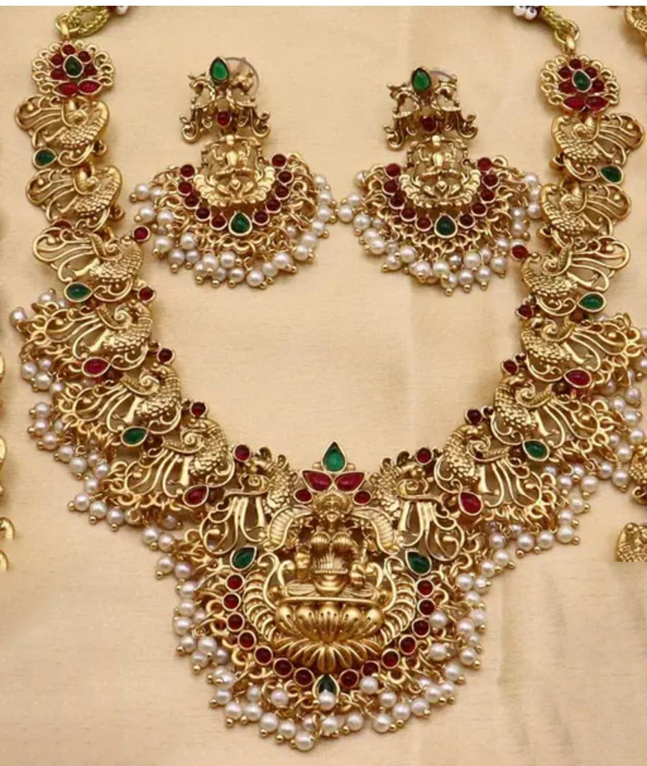 Premium Artificial Traditional Jewelry Collection: Ethnic Necklace & Earring Sets Image 1