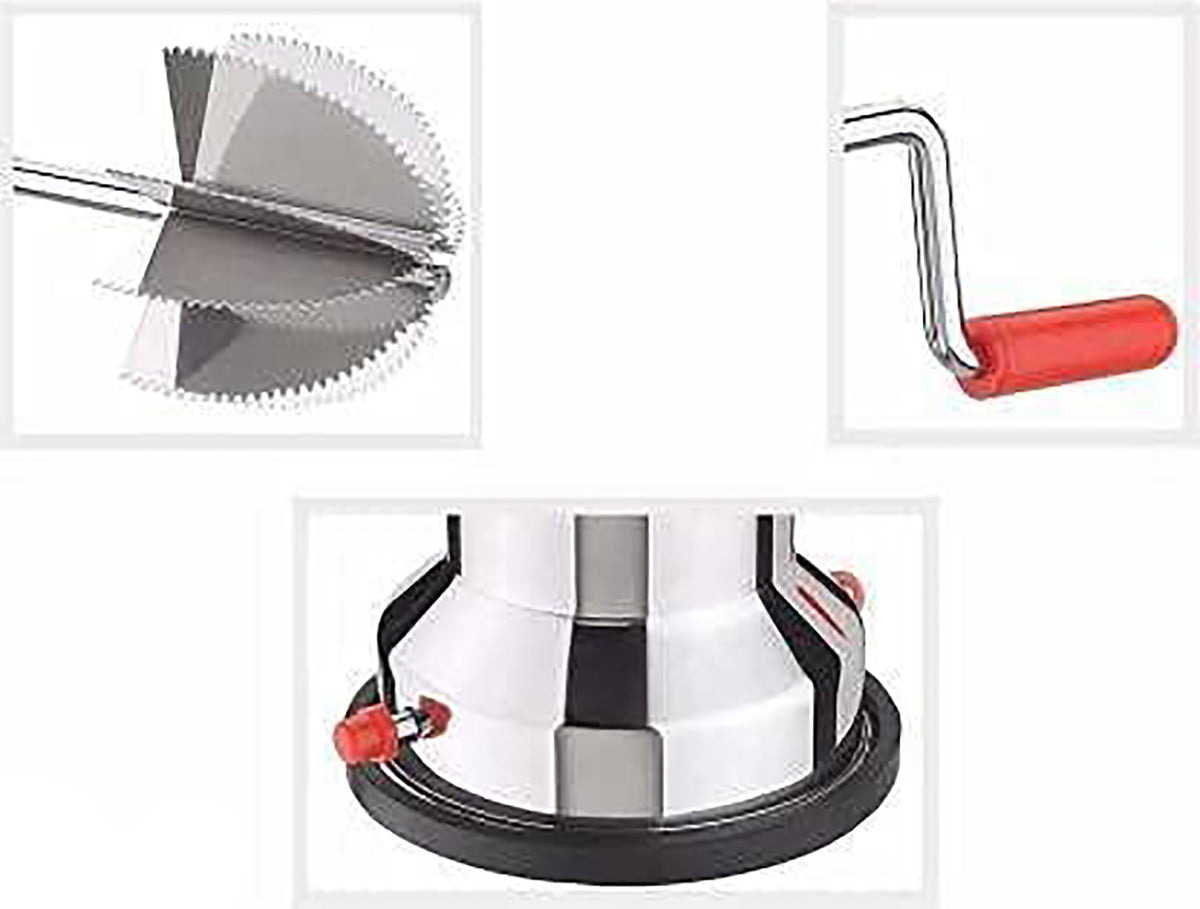 Stainless Steel Coconut Scraper With Vacuum Base Sharp Blades Manual Hand Crank Coconut Grater Machine Image 4