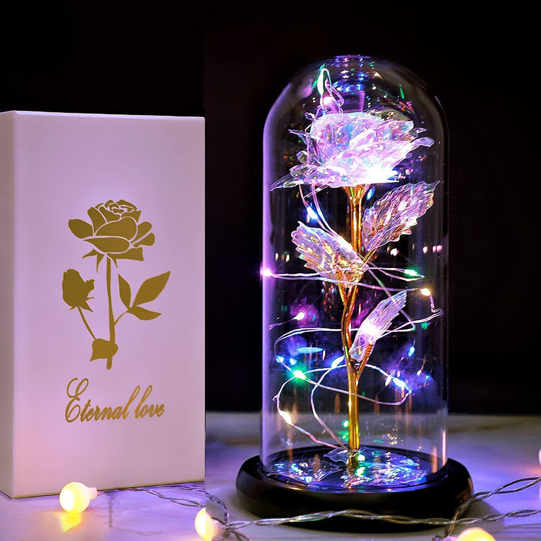 Birthday Gifts Colorful Flower Rose Gift For Women Wife Wedding Christmas Birthday Thanksgiving Gift For Her Romantic For Wife Women Image 2